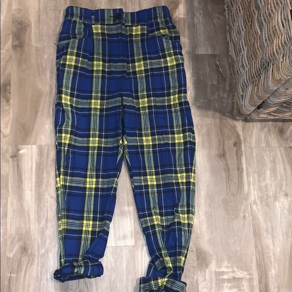 Urban outfitters plaid pants!